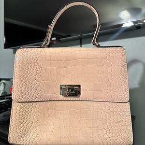 Kate Spade Pink Croc-Embossed Women's Bag